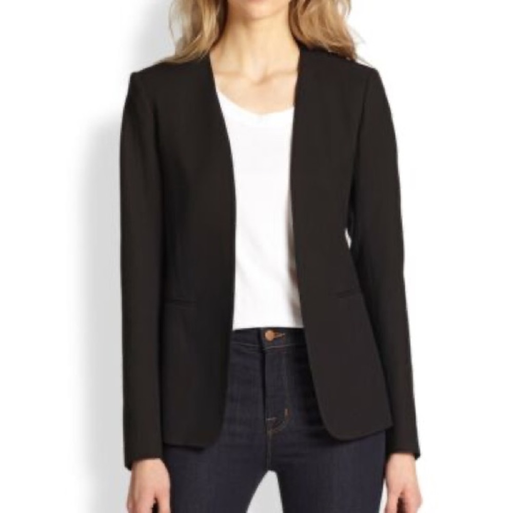 Theory ISITA Classic Stretch-Wool Blazer size 4 NWT